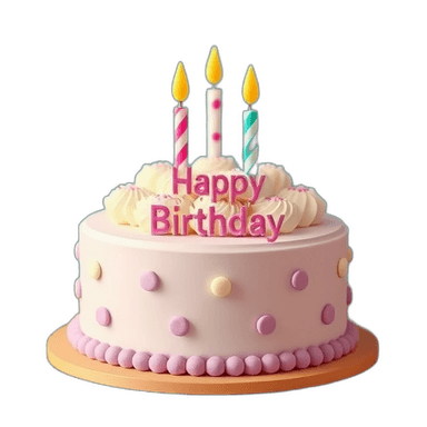 Cake with Candles