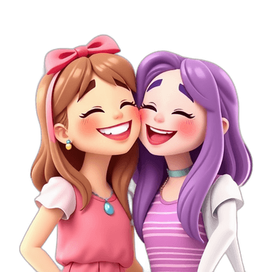 girls kissing